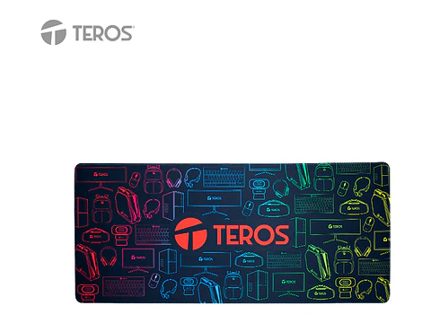 TEROS TE-3023G - Mousepad gamer, diseño impreso