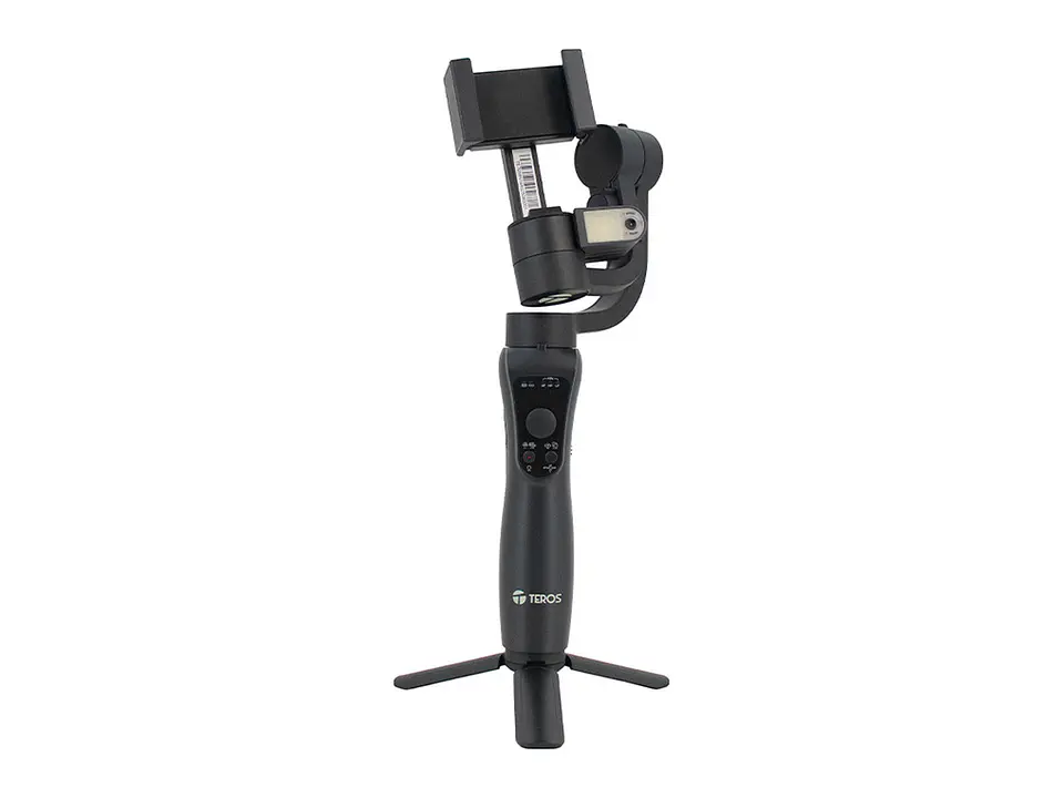 TEROS TE-7056N - Estabilizador Gimbal de 3 ejes 360º con rastreador IA, para telefonos 1