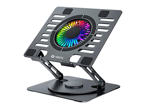 TEROS TE7132 - Cooler TE-7132N, compatible con notebooks de hasta 15.6", 1 fan de 11 cm