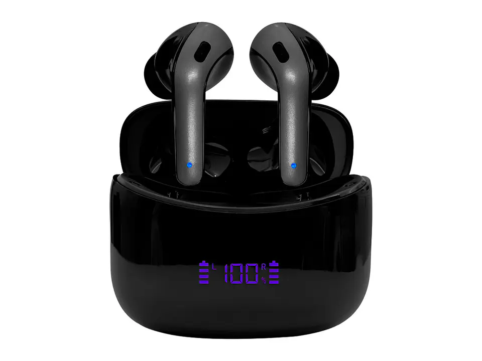 TEROS TE-8074N - Audífonos TWS, BT 5.3, USB, Pantalla digital 2