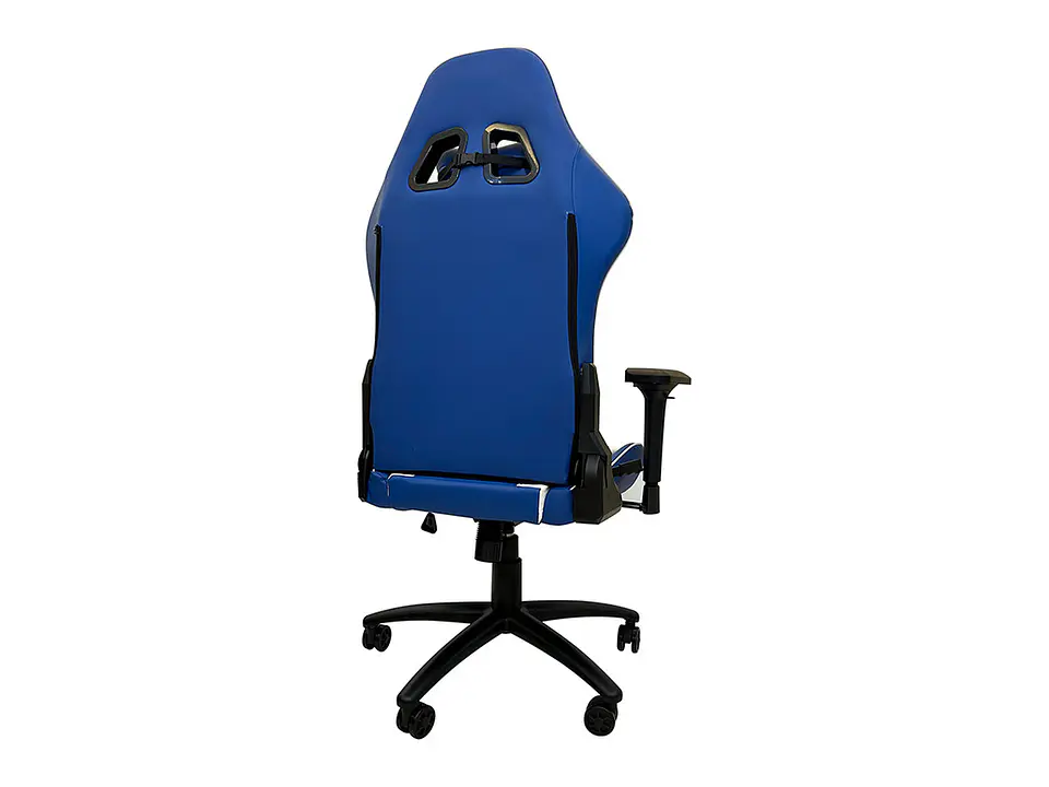 TEROS TE-8126B - Silla gamer, azul y blanco 3