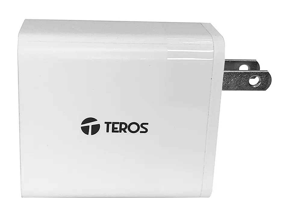 TEROS TE-70207W - Cargador USB-A USB-C, GaN, PD 65W, blanco 2