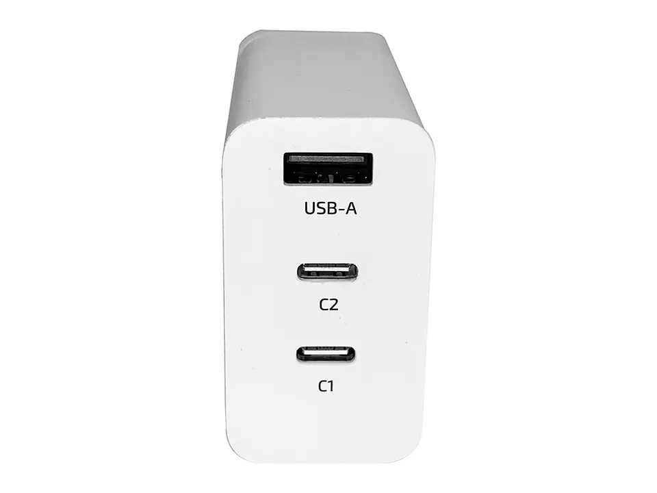 TEROS TE-70207W - Cargador USB-A USB-C, GaN, PD 65W, blanco 3