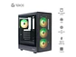TEROS TE-1323G - Case sin fuente gamer, MidTower, ATX / MICRO-ATX / ITX, USB-A, Audio - Miniatura 1