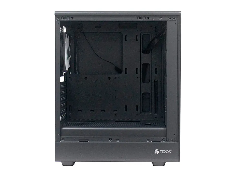 TEROS TE-1323G - Case sin fuente gamer, MidTower, ATX / MICRO-ATX / ITX, USB-A, Audio 6