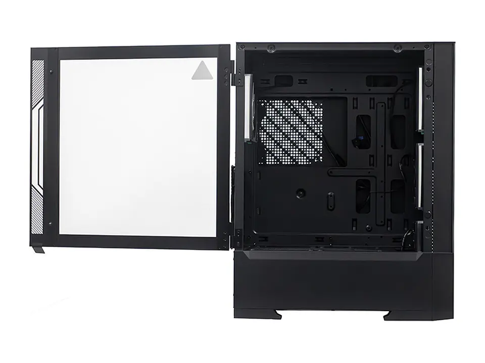 TEROS TE-1330G - Case sin fuente gamer, Mid Tower, E-ATX/ATX/MICRO-ATX/IT, USB-A, Audio 4