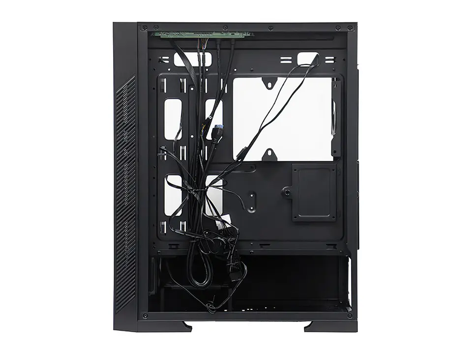 TEROS TE-1330G - Case sin fuente gamer, Mid Tower, E-ATX/ATX/MICRO-ATX/IT, USB-A, Audio 5