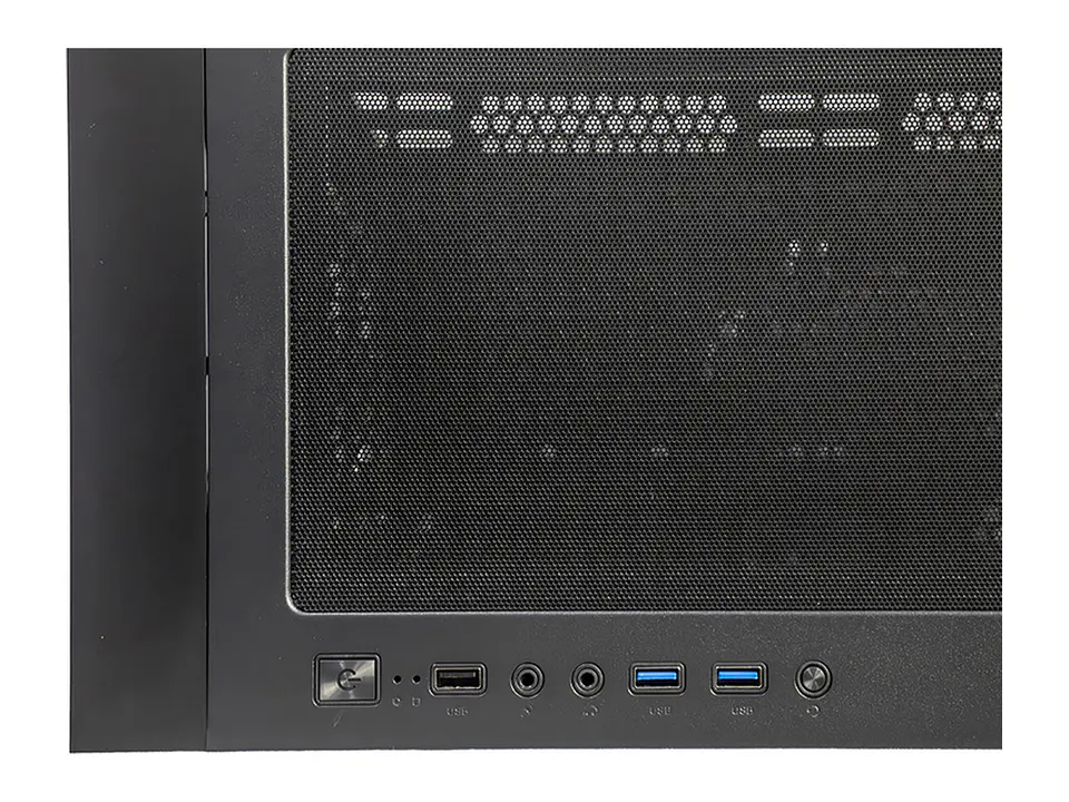 TEROS TE-1330G - Case sin fuente gamer, Mid Tower, E-ATX/ATX/MICRO-ATX/IT, USB-A, Audio 7