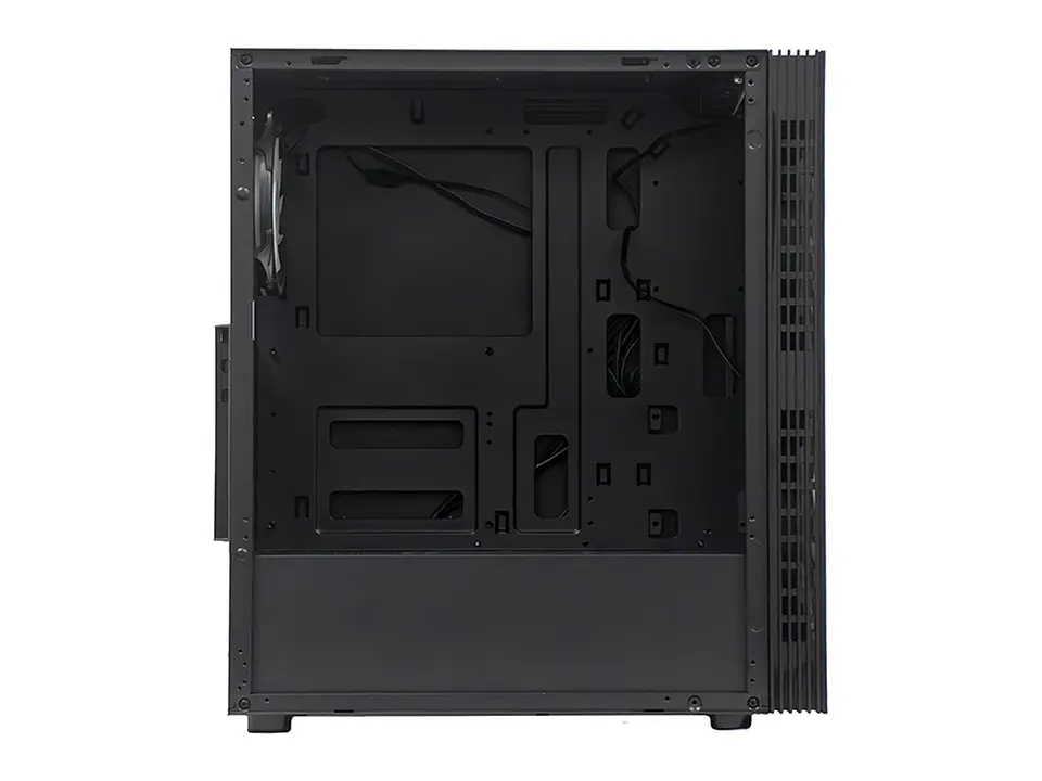 TEROS TE-1333G - Case sin fuente gamer, Mid Tower, ATX/MICRO-ATX/ITX, USB-A, Audio 4