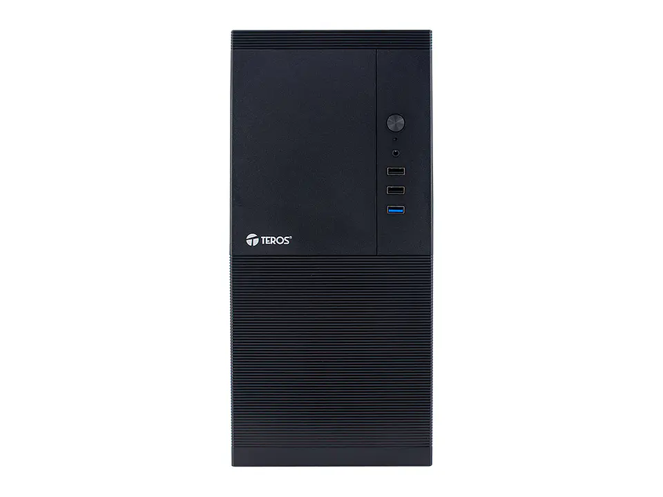 TEROS TE-1033S - Case con fuente, Mini Tower, MICRO-ATX / MINI-ITX, USB-A, Audio, 250W 2