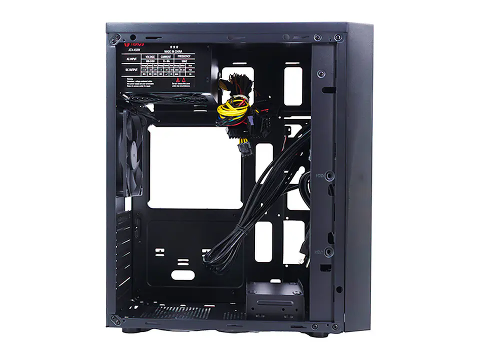 TEROS TE-1319G - Case Gamer, Mid Tower, 450W, USB 3.0 / 2.0, Audio, Negro 4
