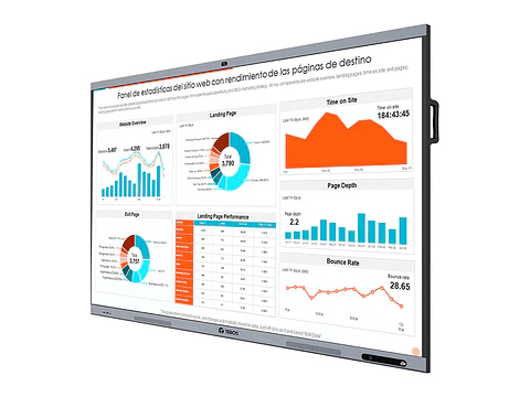 TEROS TE8612W - Pantalla Táctil Interactiva, 86" D-LED IPS (3840x2160), 8ms, 8GB, Android 14
