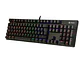TEROS TE-4068G - Teclado mecánico, retroiluminación rainbow, USB 2.0, español, color negro - Miniatura 2