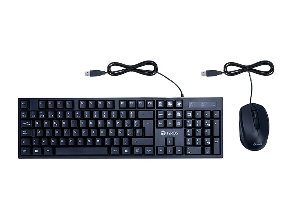 TEROS TE-5015S - Kit Teclado + Mouse, negro 2
