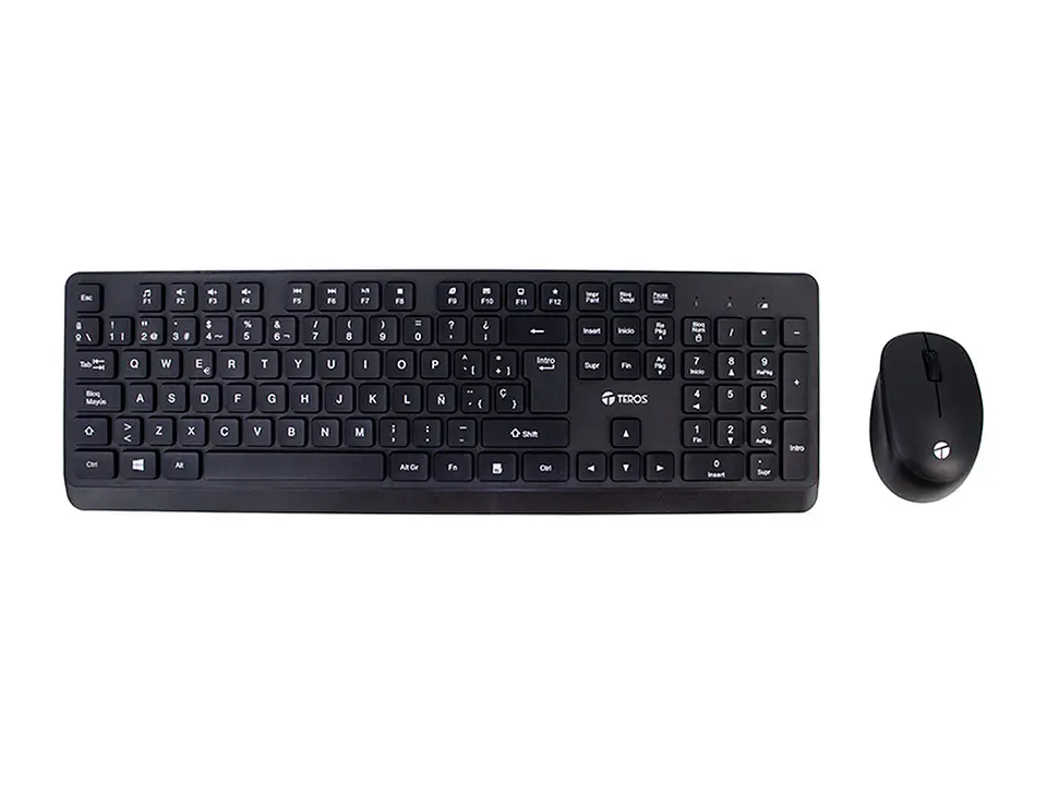 TEROS TE-5011CS - Kit inalámbrico teclado + mouse, 2.4GHz, 1000DPI, español, negro 1