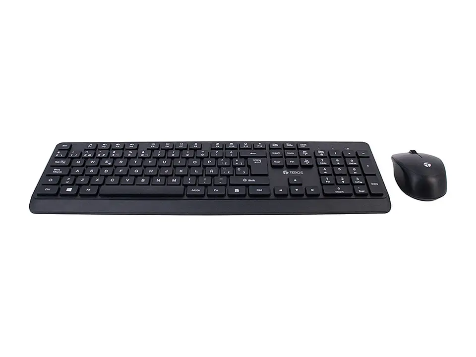 TEROS TE-5011CS - Kit inalámbrico teclado + mouse, 2.4GHz, 1000DPI, español, negro 2