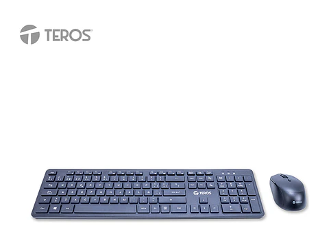 TEROS TE-5013S - Kit Teclado + Mouse, negro