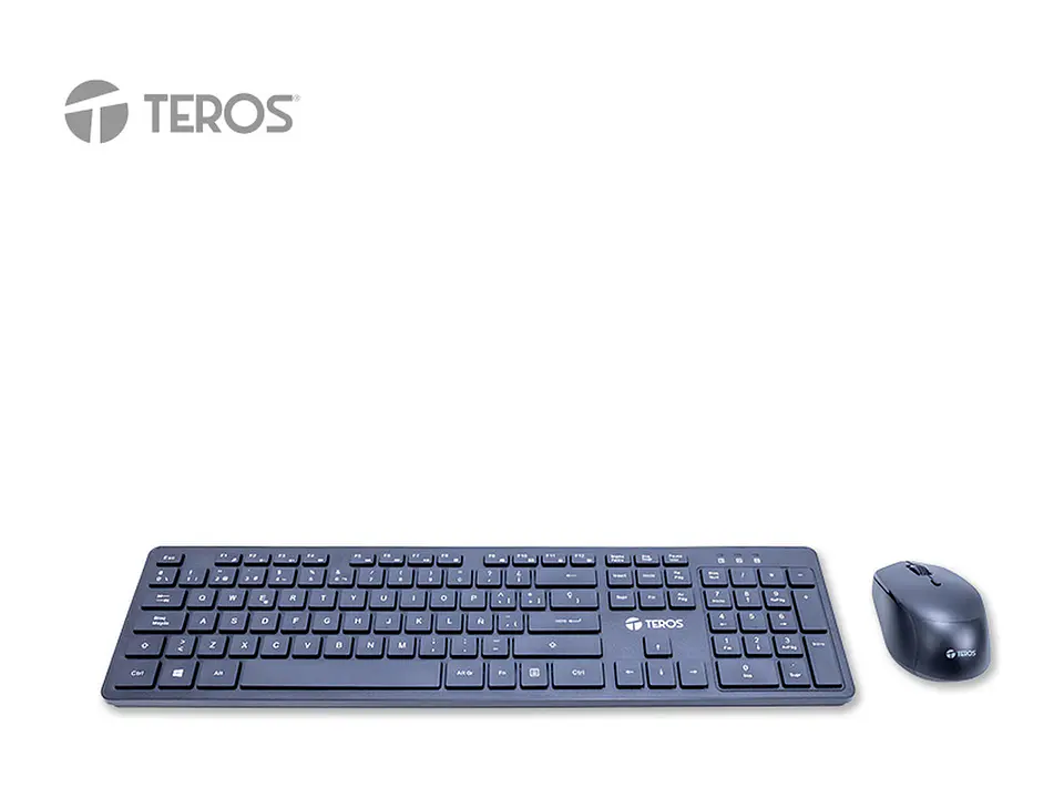 TEROS TE-5013S - Kit Teclado + Mouse, negro 1