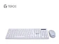 TEROS TE-5016S - Combo inalámbrico Teclado + Mouse, blanco - Miniatura 1