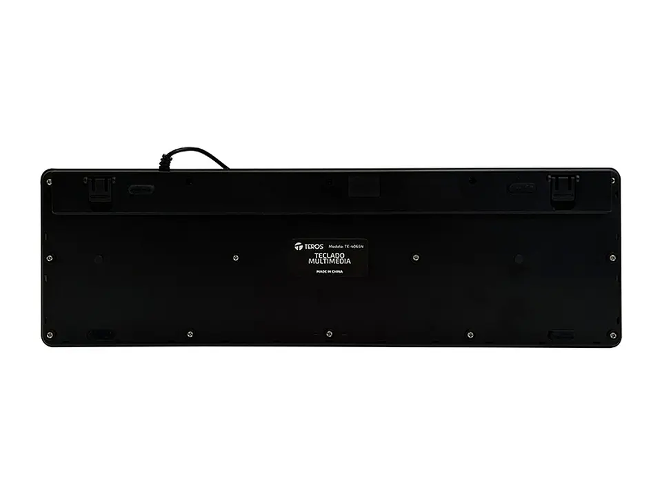 TEROS TE-4065 - Teclado lavable TE-4065N, IPX7, USB, negro 6