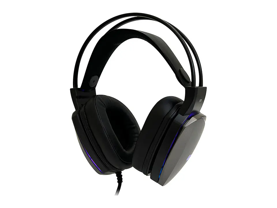 TEROS TE-8170N - Auriculares Gaming estéreo 7.1, micrófono, conector USB, Negro, Luces RGB 2