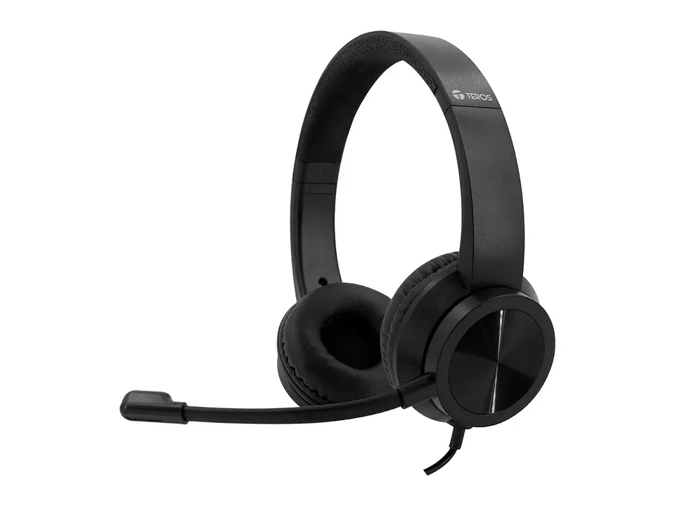 TEROS TE-8037N - Audífonos usb, USB 1