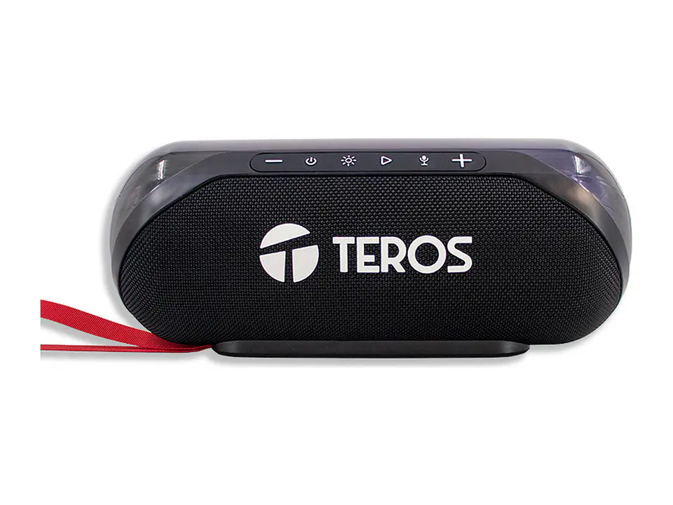 TEROS TE6047N - Parlante Inalámbrico, 20W, BT: 5.3, Iluminación RGB, Color Negro 1