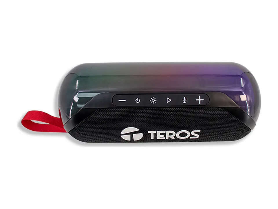 TEROS TE6047N - Parlante Inalámbrico, 20W, BT: 5.3, Iluminación RGB, Color Negro 2
