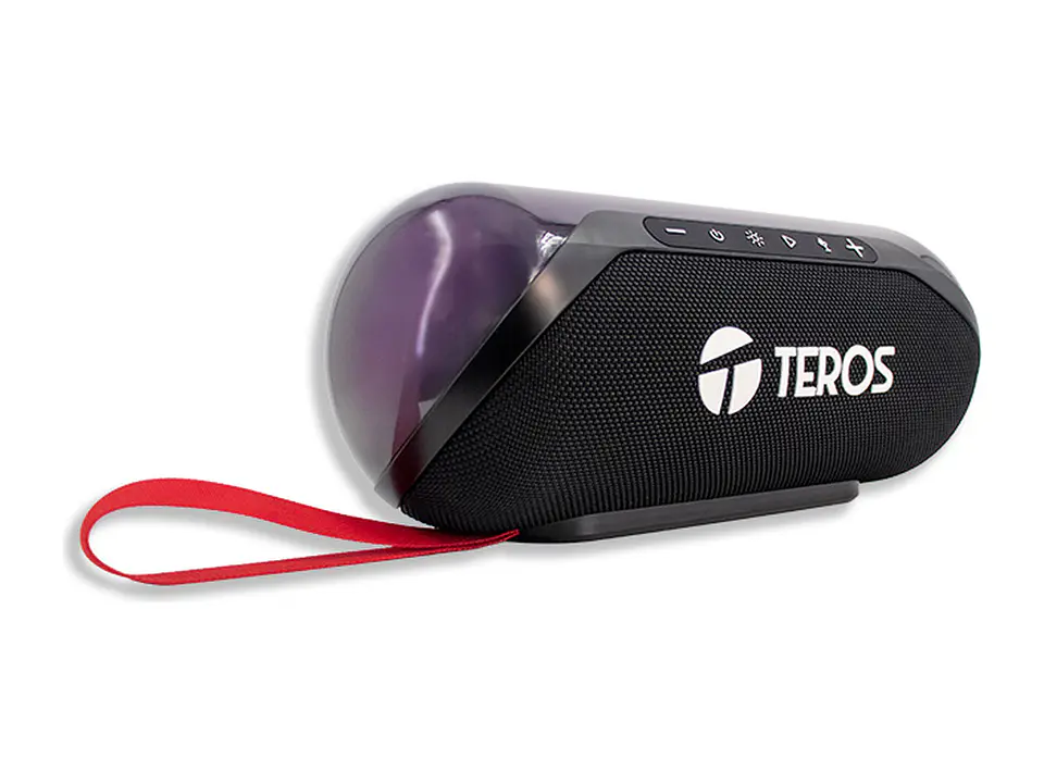 TEROS TE6047N - Parlante Inalámbrico, 20W, BT: 5.3, Iluminación RGB, Color Negro 4