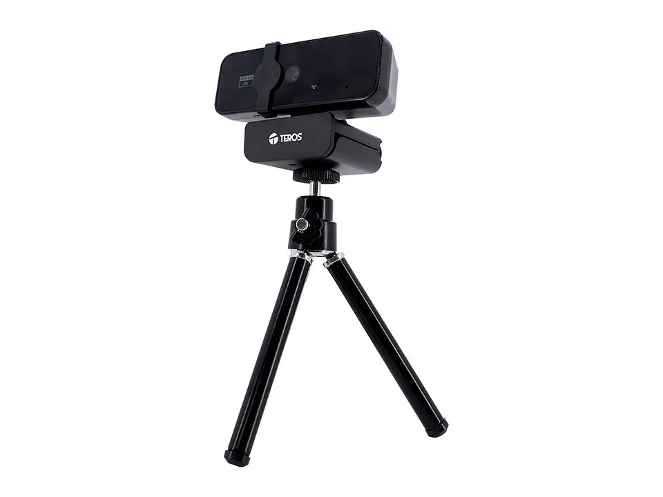 TEROS TE-9072 - Webcam, 2K, micrófono incorporado, USB 2.0 3