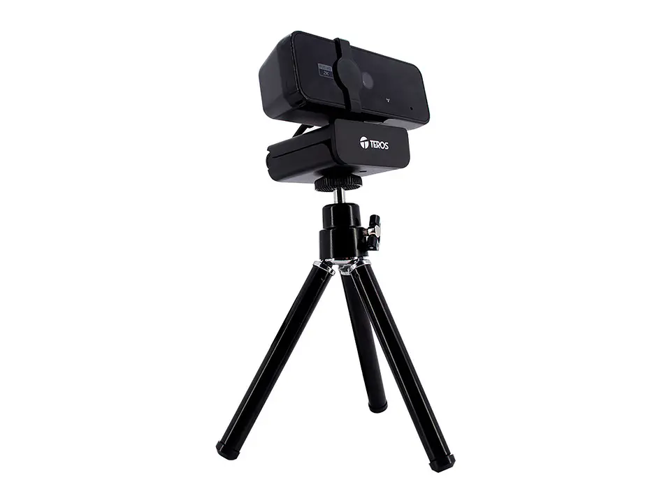 TEROS TE-9072 - Webcam, 2K, micrófono incorporado, USB 2.0 4