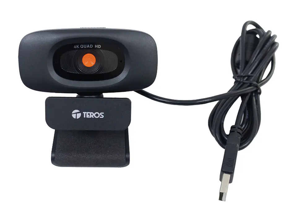 TEROS TE-9073N - Webcam, 4K, micrófono incorporado, USB 2.0 2