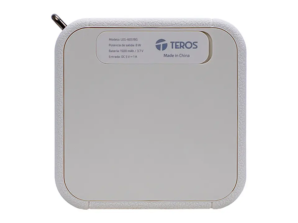 TEROS LEG6051 - Parlante inalámbrico Legacy LEG-6051BG, BT 5.3, 8W, 1500 mAh, USB 3