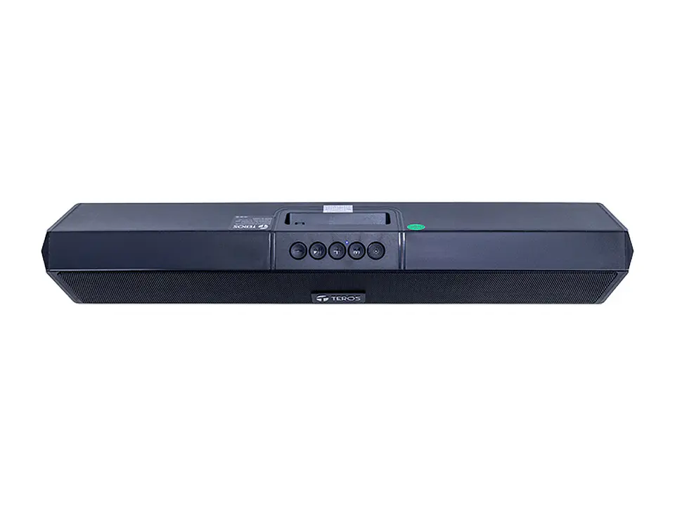 Barra de sonido portátil TEROS Vibe TE-VIB6054BLK, BT 6.0, 20W, USB, Luces LED 9