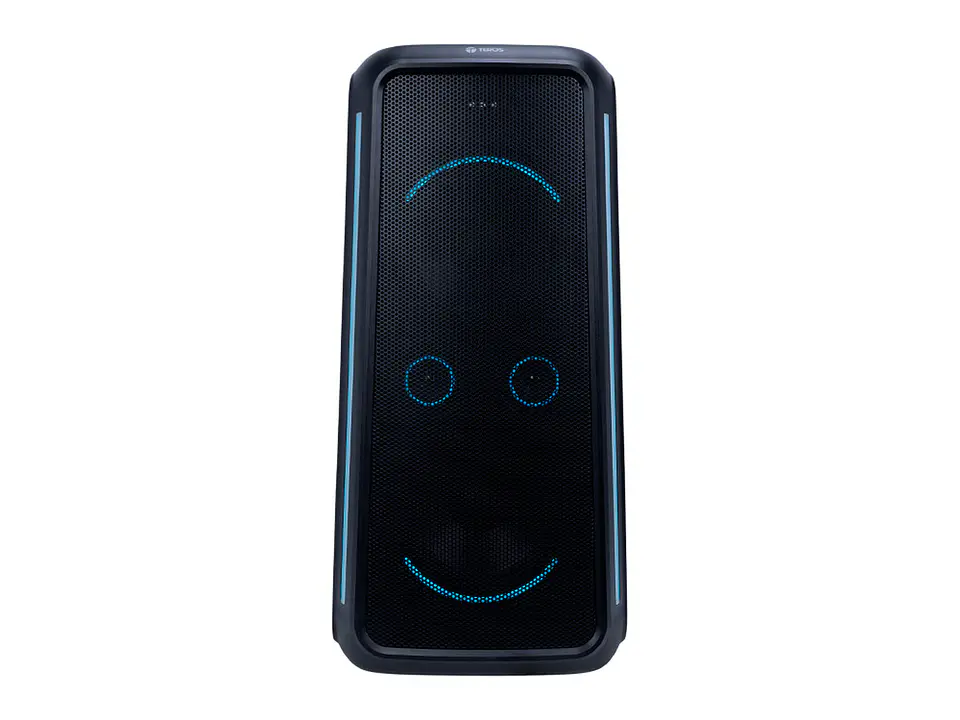 Parlante inalámbrico para fiestas TEROS Vibe 6055, BT 5.3, 100W, 7000 mAh, USB, Micrófonos 2