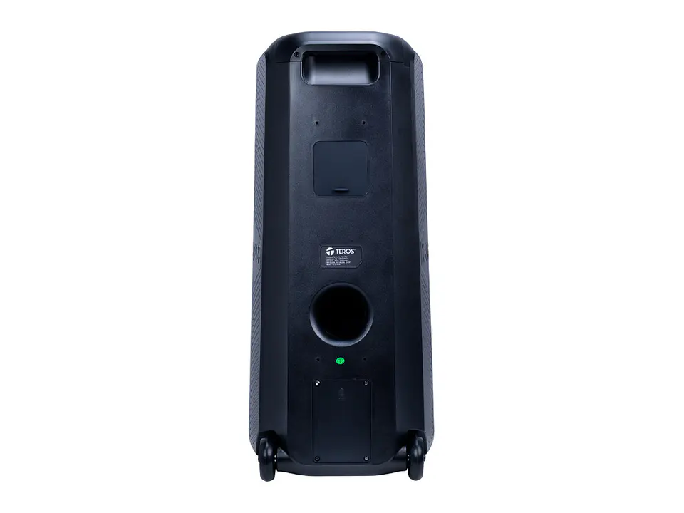 Parlante inalámbrico para fiestas TEROS Vibe 6055, BT 5.3, 100W, 7000 mAh, USB, Micrófonos 7