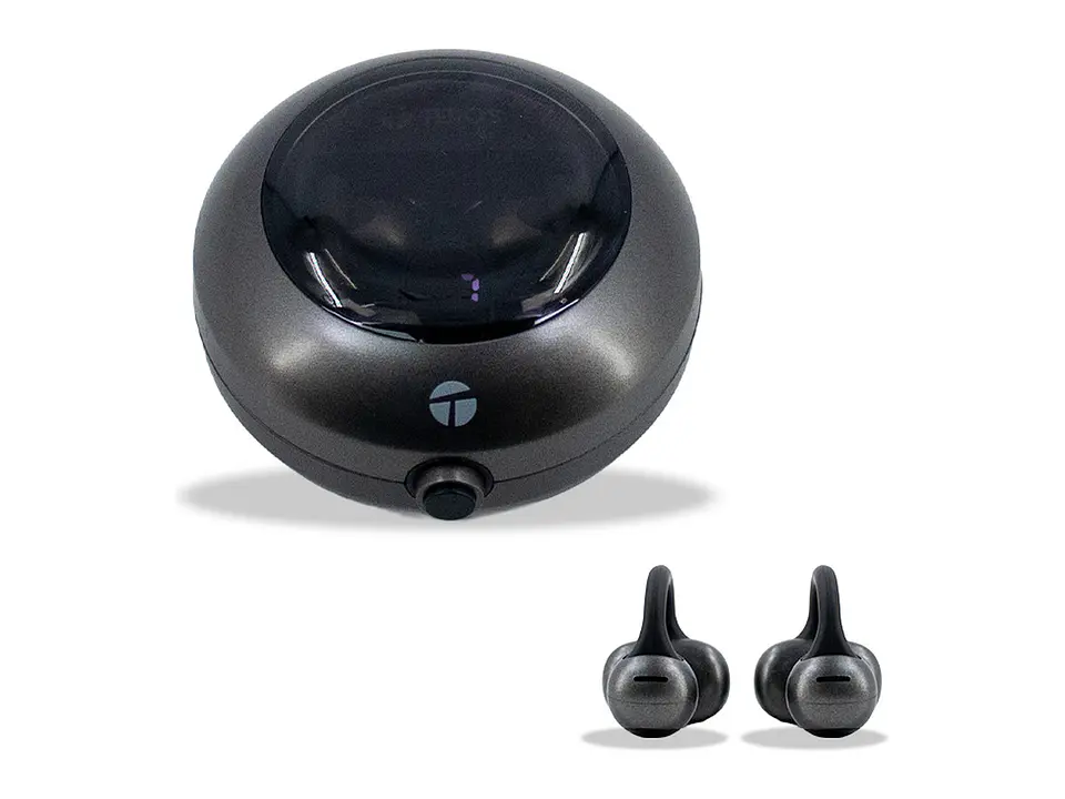 TEROS TE-80712N - Audífonos Inalámbricos, Bluetooth, Carga Tipo C, Negro Titanium 1