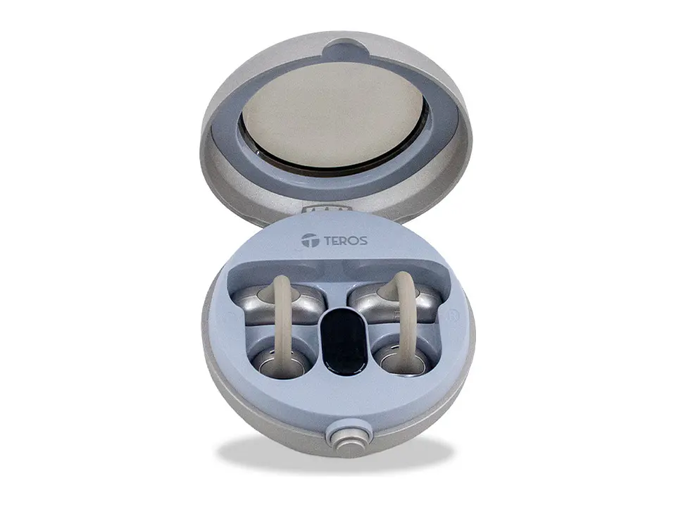 TEROS TE80712NE - Audífonos Inalámbricos, Bluetooth, Carga Tipo C, Natural Titanium 2