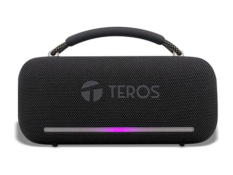 TEROS VB6049 - Parlante inalámbrico VIBE VB-6049BLK, BT 5.3, 60W, 4000mAh, USB, Luces LED