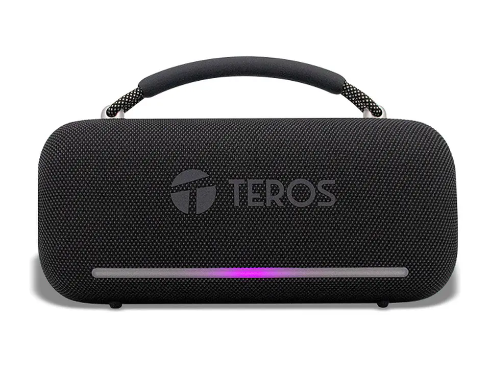 TEROS VB6049 - Parlante inalámbrico VIBE VB-6049BLK, BT 5.3, 60W, 4000mAh, USB, Luces LED 1