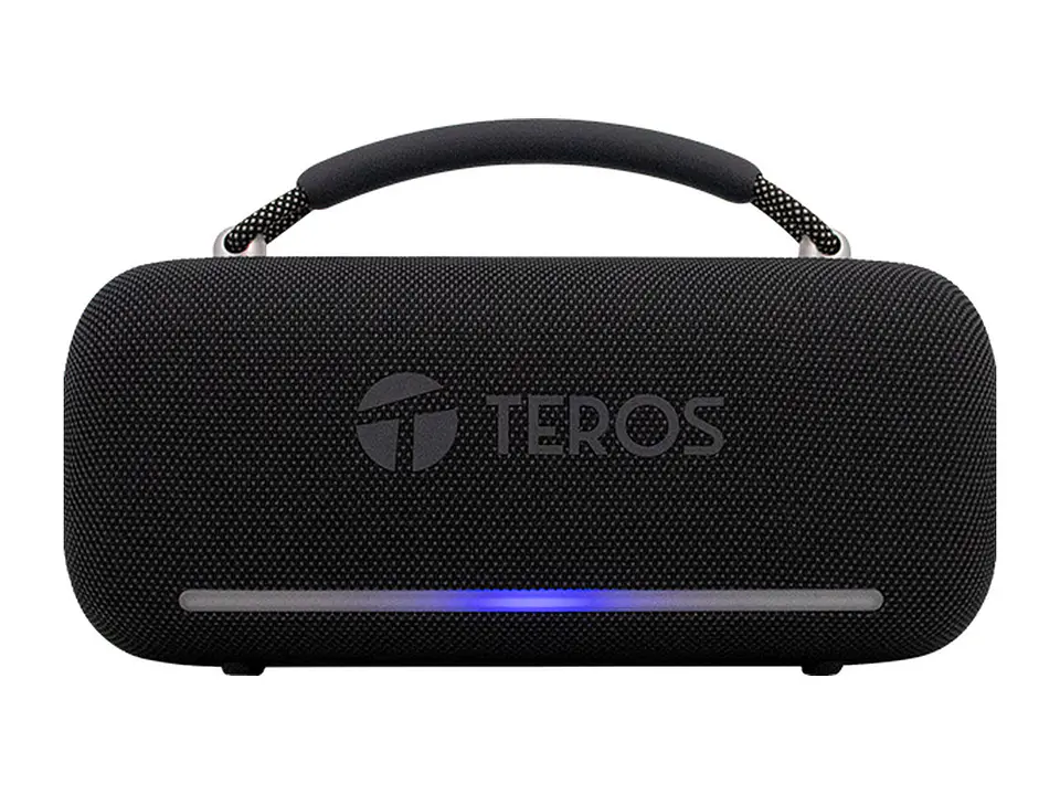 TEROS VB6049 - Parlante inalámbrico VIBE VB-6049BLK, BT 5.3, 60W, 4000mAh, USB, Luces LED 3