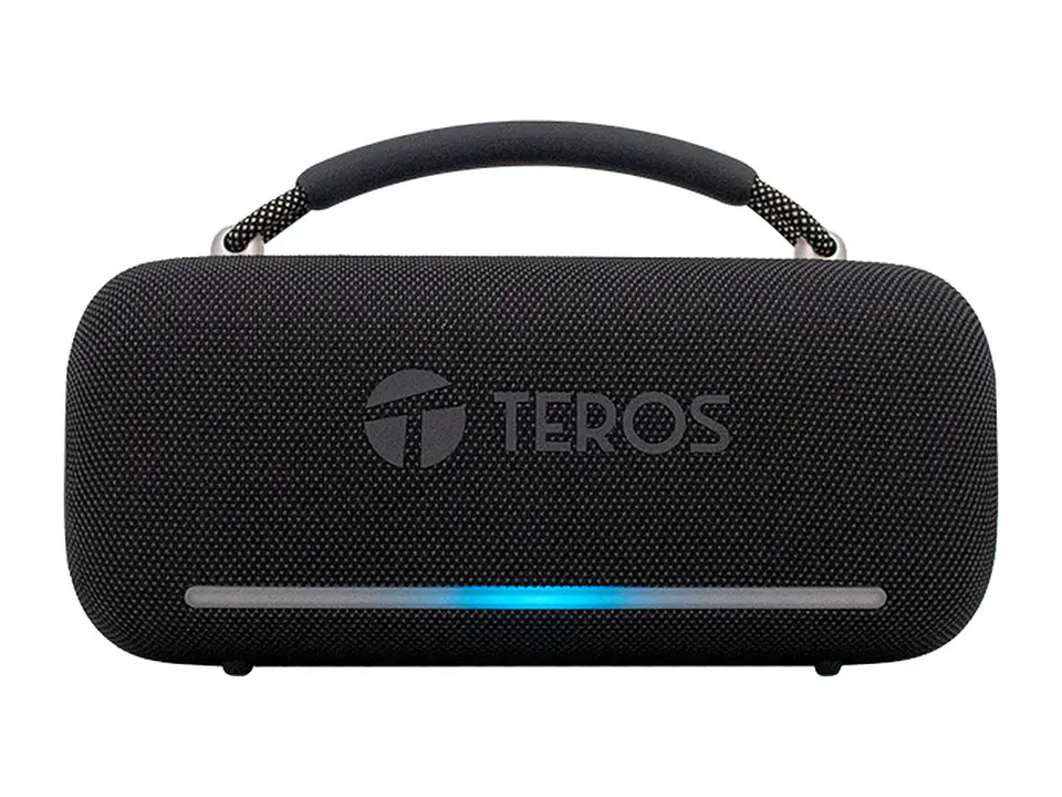 TEROS VB6049 - Parlante inalámbrico VIBE VB-6049BLK, BT 5.3, 60W, 4000mAh, USB, Luces LED 4