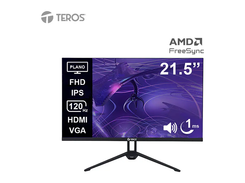 TEROS TE-2133S - Monitor plano, 21.5