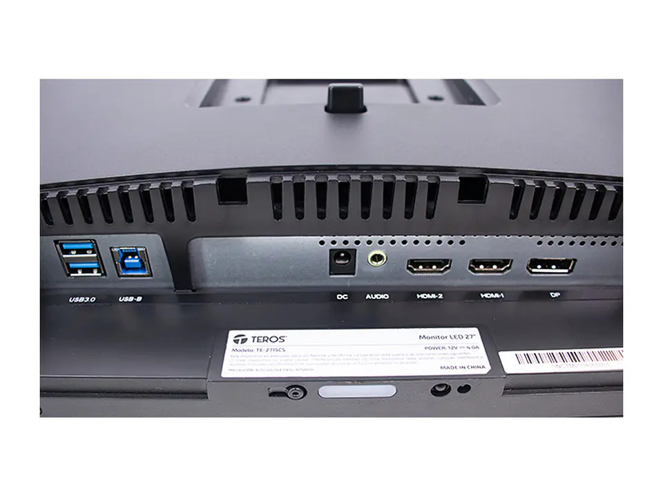 TEROS TE-2715CS - Monitor Plano Corporativo, QHD IPS, 100Hz, HDMI, DP, Audio Out, Cámara 5MP 12