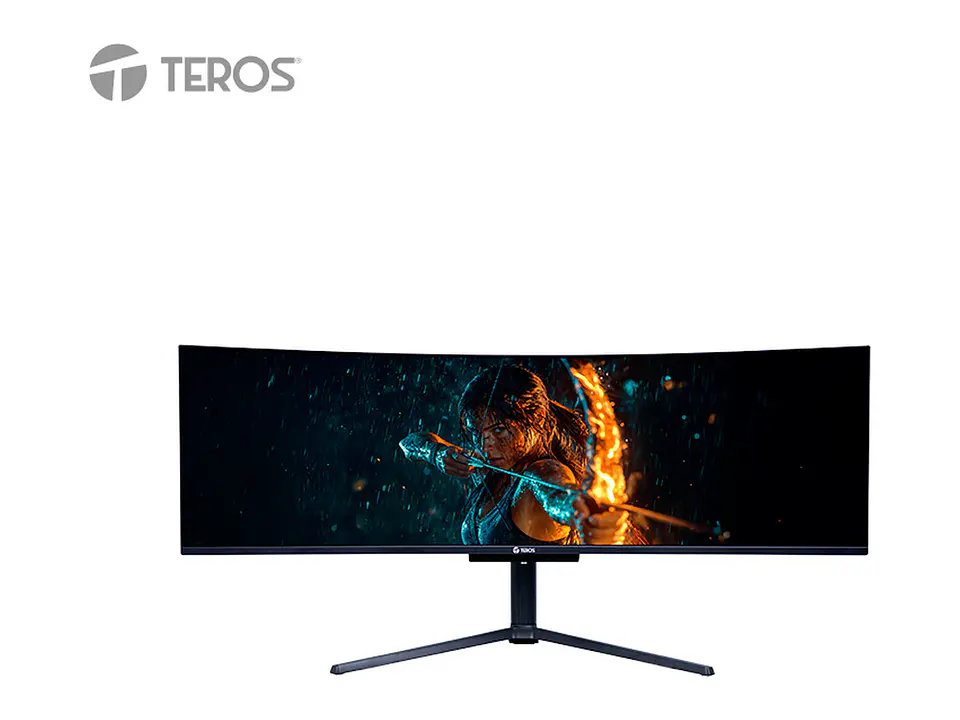 TEROS TE-4921G - Monitor curvo gaming, 49