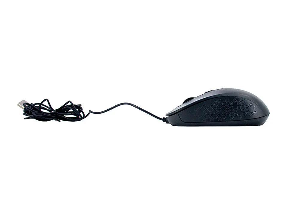 TEROS TE-1229S - Mouse óptico, USB, 4 botones, negro 5
