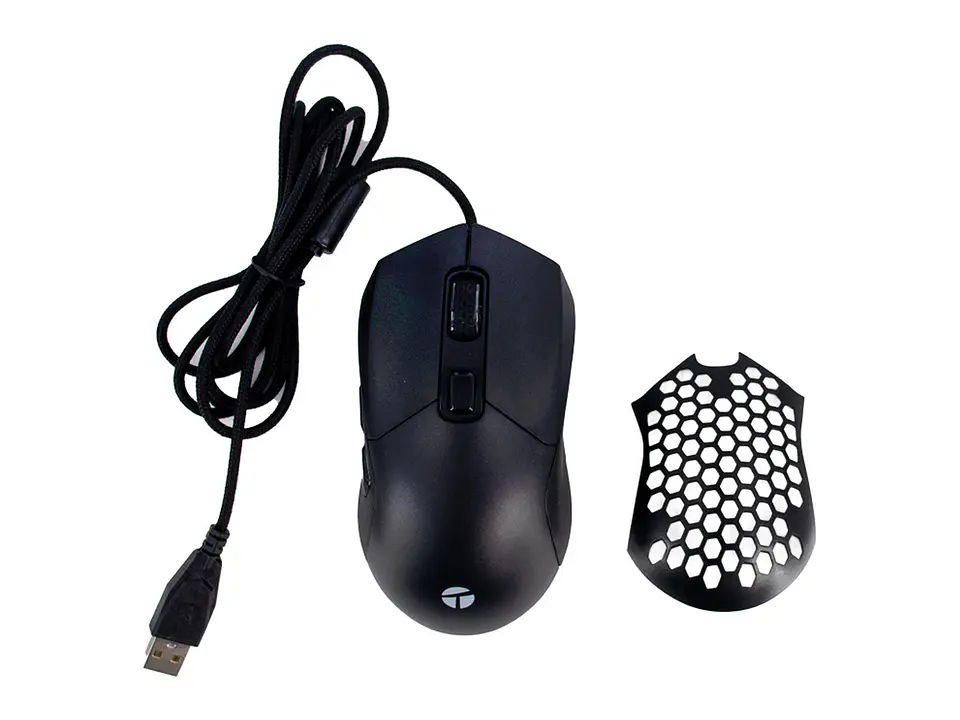 TEROS TE-1232G - Mouse gamer, DPI hasta 7200, RGB, 7 botones, óptico, negro 4