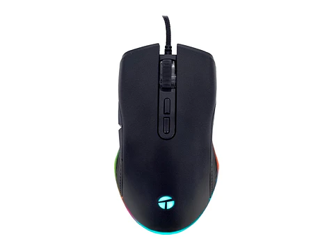 TEROS TE-1233G - Mouse Gamer, DPI hasta 7200, RGB,7 Botones, USB, Negro