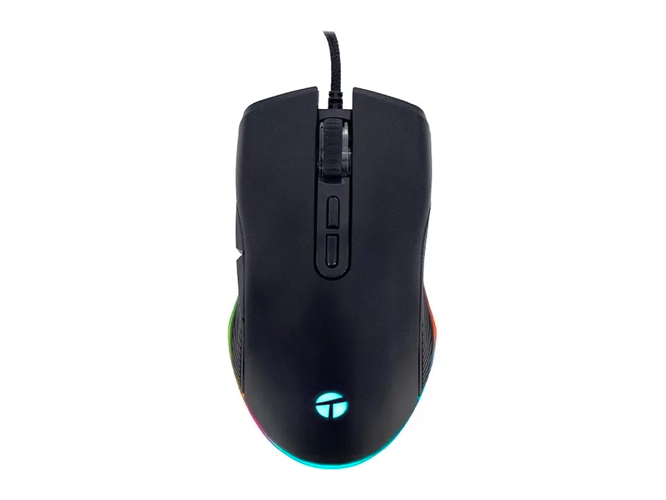 TEROS TE-1233G - Mouse Gamer, DPI hasta 7200, RGB,7 Botones, USB, Negro 1