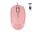TEROS TE-1226S - Mouse Óptico, 800-1200-1600 DPI, USB, 4 Botones, Color Rosado - Miniatura 1